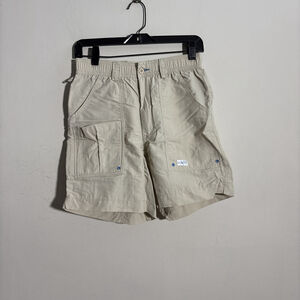 EUC MEN’S COAST SHORTS SIZE SMALL S WAIST KHAKI ANGLERSHORTS FISHING SUMMER